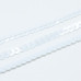 Лента из круглых пайеток, белый, 6 мм, 90 см