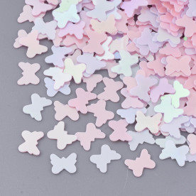 Набор пайеток Бабочки, розовый цвет, 6 мм, около 10 грамм