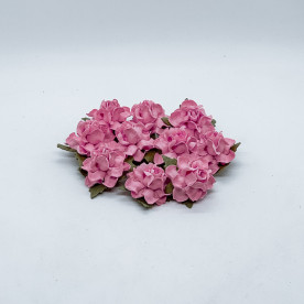 Набор декоративных розочек розового цвета, 5 шт, 25 мм