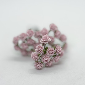 Набор розочек 10 мм, 10 шт, цвет бледно-розовый