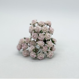 Набор розочек 10 мм, 10 шт, цвет розово-молочный