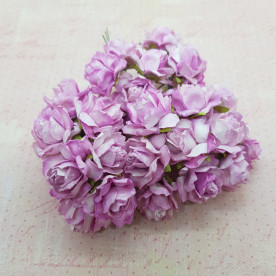 Розочки, сиреневого цвета 30 мм, набор 5 шт