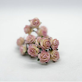 Набор розочек 20 мм, цвет розового шампанского, 5 шт.