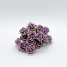 Набір трояндочок 25 мм, колір бузковий, 5 шт.