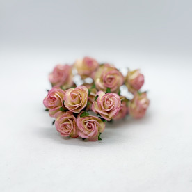 Набор розочек 25 мм, цвет шампанского, 5 шт.