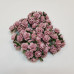 Набор розочек цвета пыльной розы 15 мм, 10 шт