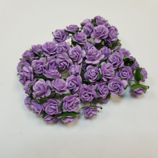 Набор розочек фиолетового цвета 15 мм, 10 шт