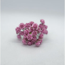 Набор розочек розового цвета 15 мм, 10 шт