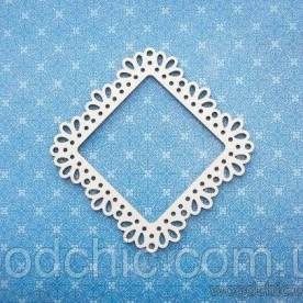 Чіпборд, рамка Ажурний ромб, Woodchic