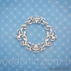 Чипборд, рамка Ажурная винтажная рамка, Woodchic