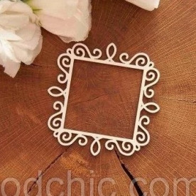 Чіпборд, Рамка Квадратна ажурна, Woodchic