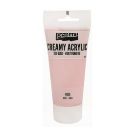 Акрил для декору, Рожевий світлий, напівглянцевий, 60мл, Pentart