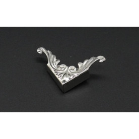 Куточок накладний, нікель, 40х7мм