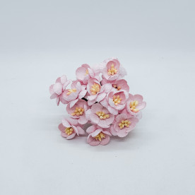 Набір декоративних квіток вишні ніжно рожевого кольору, 5 шт.