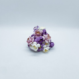 Набір 5 декоративних квіток вишні в різних тонах бузкового кольору