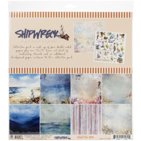 Набір скраппаперу Shipwreck 30х30 см 4 арк. + 1 л. 49 and Market