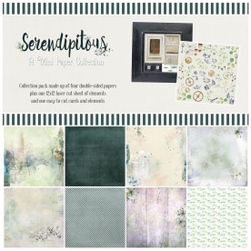 Набор скрапбумаги Serendipitous 30х30 см. 4 л. + 2 л. 49 and Market