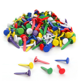 Набір металевих брадсів, різнокольорові, 20 шт, 8 мм