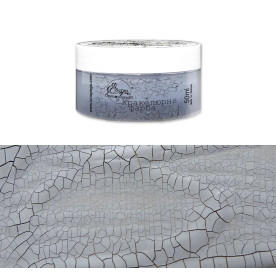 Кракелюрна фарба Сіра TM ScrapEgo 50 ml