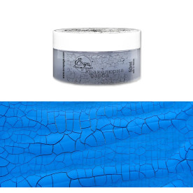 Кракелюрна фарба Капрі синя TM ScrapEgo 50 ml