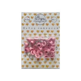 Набор люверсов Розовый матовый, 30 шт., ScrapEgo