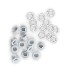 Набір люверсів Білий матовий, 30 шт., ScrapEgo