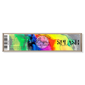 Набор + видео урок для создания картин флуоресцентными алкогольными чернилами Splash, Scrapego