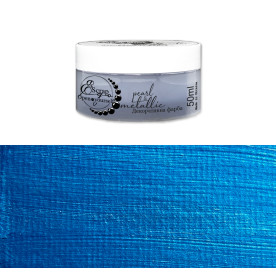 Декоративная краска, Pearl and Metallic, сапфир, 50 мл, ScrapEgo