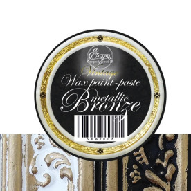 Восковая краска-паста Vintage Bronze Metallic, 10 мл, ScrapEgo
