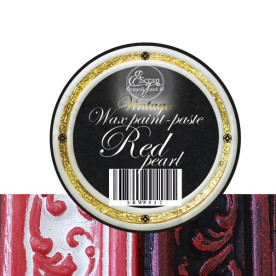 Восковая краска-паста Vintage Red pearl, 10 мл, ScrapEgo