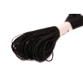 Шпагат бумажный черный, 3 мм, 1 м