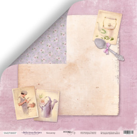 Аркуш двостороннього паперу Кондитер 30 * 30 см від Scrapmir