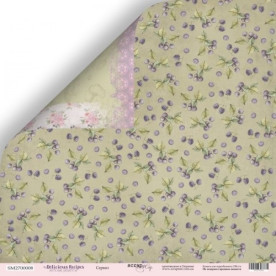 Лист двусторонней бумаги Сервиз 30*30 см Scrapmir