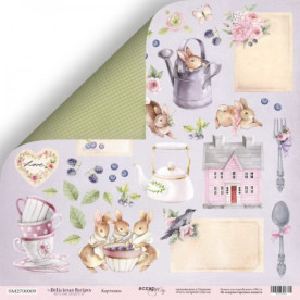 Аркуш двостороннього паперу Зображення 30 * 30 см від Scrapmir