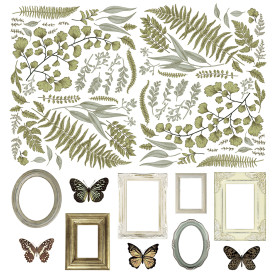 Аркуш двостороннього паперу 30x30 Картинки для вирізання Cozy Forest, Scrapmir