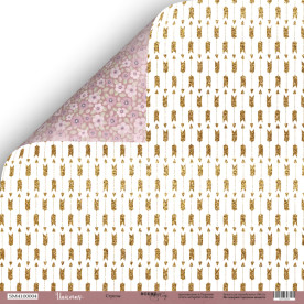 Лист двусторонней бумаги 30x30  Scrapmir Стрелы  Unicorns