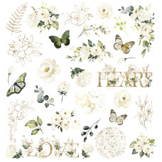 Лист одностороннього паперу для вирізання 30x30 Tenderness Scrapmir