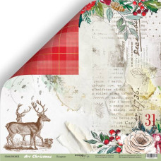 Аркуш двостороннього паперу, Art Christmas, 30х30 см, Scrapmir
