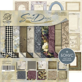 Набор двусторонней бумаги, Some days 10 шт, 30х30 см, Scrapmir