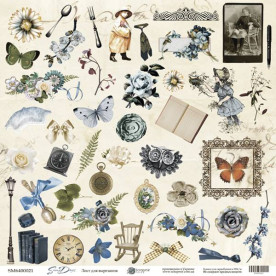 Лист одностороннього паперу, Лист для вирізання, Some days, 30x30 см, Scrapmir