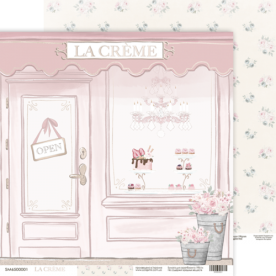 Лист двостороннього паперу, 01 з колекції La Creme, 30x30 см, Scrapmir