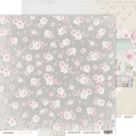 Лист двусторонней бумаги 04 из коллекции La Creme, 30x30 см, Scrapmir