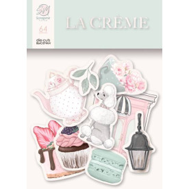Набор высечек для скрапбукинга, 64 шт, La Creme, 250 г/м, Scrapmir