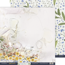 Лист двостороннього паперу, 02, Herbarium Wild summer, 30x30 см, Scrapmir