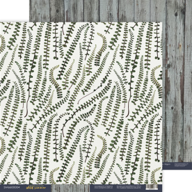 Лист двусторонней бумаги, 04, Herbarium Wild summer, 30x30 см, Scrapmir