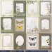 Лист односторонней бумаги, Карточки, Herbarium Wild summer, 30x30 см, Scrapmir