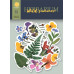 Набор высечек для скрапбукинга, 90 шт, Herbarium Wild summer, 250 г/м, Scrapmir