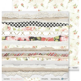 Лист двусторонней бумаги, Fairy Blossom, 01, 30х30 см, Scrapmir