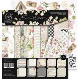Набор двусторонней бумаги, Fairy Blossom, 10 шт, 30х30 см, Scrapmir