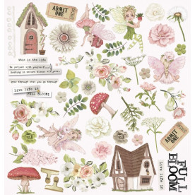 Аркуш одностороннього паперу Для вирізання, Fairy Blossom, 05 30х30 см, Scrapmir